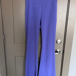 Lululemon High-Wasted Purple Flared Leggings